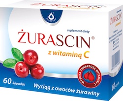 Żurascin - suplement diety stosowany we wspomaganiu układu moczowego